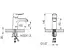 Змішувач для раковини Lidz Wieza 001 (k35) LDWIE001CRM45409 - мініатюра 2