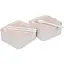 Ланч-бокс Laprida двоярусний з ложкою та паличками 1400 мл бежевий (64-21-816) - мініатюра 3