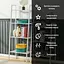 Стеллаж-этажерка Wall Sticker SW-00002102 двухъярусный из металла 60х26х60 см белый - миниатюра 6