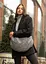 Женская сумка Sambag HOBO Bag-glove тканевая графитовая 50×28×5 см (53400809) - миниатюра 3