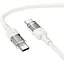 Дата кабель Hoco U129 Spirit Transparent Type-C to Type-C 60W (1.2m) Biege - мініатюра 2