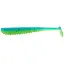 Силикон Reins Rockvibe Shad 4" L14 Ice Chartreuse Ⅱ (9 шт/уп) - миниатюра 1