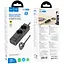 Подовжувач Hoco NS10 Wisdom 2-position PD67W (1USB-A/3C/2Socket) (2m) Black - мініатюра 6