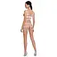 Бодистокинг-платье Passion BS089 white мини плетение в виде паутины One size - миниатюра 4