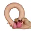 Двухсторонний фаллоимитатор LoveToy King Size Ladykiller 36.5 см телесный - миниатюра 2