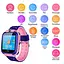 Подарунковий дитячий розумний смарт-годинник Smart Baby Watch Q12 (В-5) з SIM-картою кнопкою SOS камерою і GPS Рожевий - мініатюра 2
