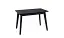 Стол Милан черный 1100/1400x700x750 черные ноги - миниатюра 1