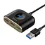 Usb хаб Baseus Square round 4 in 1 Usb3.0 на Usb 3.0x1 + Usb2.0x3) 1m CAHub-AY01 - миниатюра 2