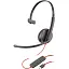 Гарнитура Poly компьютерная моно On-ear Blackwire 3210 USB-A USB-C однонаправленная черная - миниатюра 2