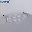 Полка с держателем для полотенец Gappo G1824, 580 мм, Хром - миниатюра 4