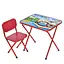 Дитячий столик складаний зі стільчиком M 5962-3 червоний - мініатюра 1