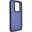 Чехол TPU+PC Lyon Frosted для Xiaomi Redmi Note 9 / Redmi 10X Navy Blue - миниатюра 1