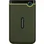 Зовнішній жорсткий диск Transcend HDD 2.5" USB 2TB StoreJet 25M3 Military Green Slim (TS2TSJ25M3G) - мініатюра 1