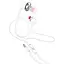 Дротові навушники Hoco M107 Discoverer універсальні earphones with mic, 3.5mm, 1.2m, white - мініатюра 1