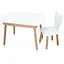 Столик со стульчиком Babmi Зайчик 04-027W-TABLE белый - миниатюра 1