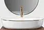 Умивальник Rea Cleo 61 підвісний white gold edge REA-U6211, Білий - мініатюра 5