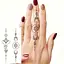 Набор детских часов тату Черные мини №2 black-tattoo-mini-set-2-3, 30 штук по 9,5*5,5 см - миниатюра 3