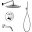 Душевая система скрытого монтажа Imprese Smart Click ZMK101901225, термостат с 3 функциями, Хром - миниатюра 1