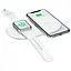 Беспроводное зарядное устройство для Baseus Smart 2in1 Wireless Charger Type-C Version White - миниатюра 1