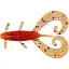 Силікон Reins G-Tail Twin 2" 568 Fire Sugar (10 шт/уп) - мініатюра 1