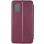 Кожаный чехол-книжка Epik Classy для Realme 10 4G Бордовый - миниатюра 2
