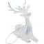 Украшение декоративное Chomik Олень пластик перламутр 8x9 см (BAI5881) - миниатюра 3