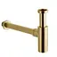 Сифон для раковини Paffoni 1”1/4G honey gold brushed ZACC240HGSP, Золотий - мініатюра 1