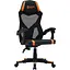 Ігрове крісло Canyon Flow MCH01 Mesh Black Orange (CNE-MCH01) - мініатюра 1