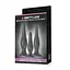 Набор анальных пробок Begginer's Mini Anal Kit 3 шт. (черный) - миниатюра 8