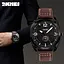 Мужские классические часы Skmei 9155 коричневые - миниатюра 3