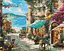 Картина за номерами на підрамнику Brushme Вулиця Приморського містечка - мініатюра 1