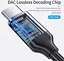 Аудіо-перехідник Type-C to AUX Mini-Jack 3.5 mm Essager 1М Кабель Аукс на Тайп-С (USB-C) Black-Grey (695523740259) - мініатюра 5