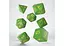 Набір кубиків Classic Runic Green & yellow Dice Set , 7 шт. (SCLR2F) - мініатюра 2