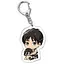 Брелок акриловий Атака титанів Ерен Єгер Attack on Titan Eren Yeager 5 см - мініатюра 1