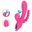 Вібратор Erospace Sweet Play Sucking Vibrator With Anal Beads A3 20.8 см рожевий - мініатюра 2