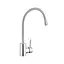 Змішувач для кухні з гнучким виливом Kroner KRP Edelstahl Klassisch - ESG035-1 CV023002 Хром матовий - мініатюра 3