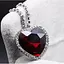 Кулон Серце Океану Титанік Titanic TТ 8.5 червоний.987 - мініатюра 4