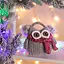 Новогодняя мягкая игрушка Novogod'ko Сова в наушниках 19 см (974007) - миниатюра 2