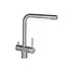 Змішувач для кухн Lidz Ariaі 24F-SFS F-подібний з використанням фільтрованої води (k35) Никель - мініатюра 1