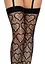 Чулки Leg Avenue Heart net thigh highs Black One size - миниатюра 5