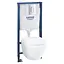 Комплект инсталляции Grohe + унитаз Euro Ceramic c клавишей Arena Cosmopolitan 39536000 - миниатюра 1