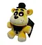 М'яка іграшка П'ять ночей з Фредді Golden Freddy Золотий Фредді 18 см FNAF48-8 - мініатюра 2