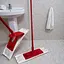Плоская швабра с микрофибровой насадкой для мытья пола Красный 88130 - миниатюра 10