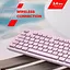 Клавиатура Canyon HKB-W01 UK/US AAA Wireless Pink (CNS-HKBW01P) - миниатюра 6