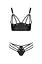 Комплект из экокожи Passion Malwia Bikini black 4XL/5XL - миниатюра 3