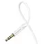 Аудіокабель Borofone BL16 Clear sound 3.5 мм/1 м білий - мініатюра 5