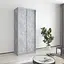 Шкаф-купе двухдверный MebelStar Стандарт AL 2ДСП 90x60x210 см Бетон (MBS-2332) - миниатюра 1