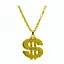 Кулон на цепочке $ - миниатюра 1