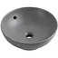 Умивальник накладний Mixxus Premium Topper-0201 410x410x165 мм з переливом MP6649, Графит - мініатюра 1