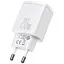 МЗП Baseus Compact Quick Charger 20W QC+PD (1USB-A/1C) (CCXJ-B) White - мініатюра 1